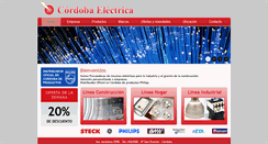 Desktop Screenshot of cordobaelectrica.com